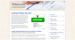 Desktop Screenshot of notary.com