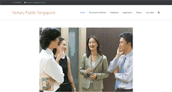 Desktop Screenshot of notary.com.sg