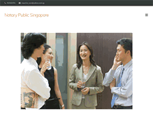 Tablet Screenshot of notary.com.sg